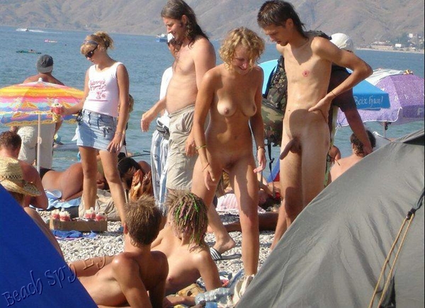 Cunts on Beach - Girl on the beach not one of those sweet and innocent gals, but she’s never exposed naked in public before.; Amateur Beach 