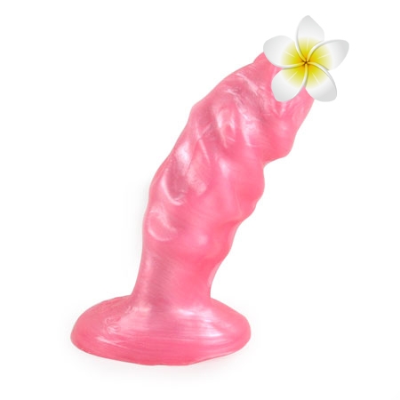 Penis Shaped Soft Silicone Subby Textured Butt Plug 002; Toys 