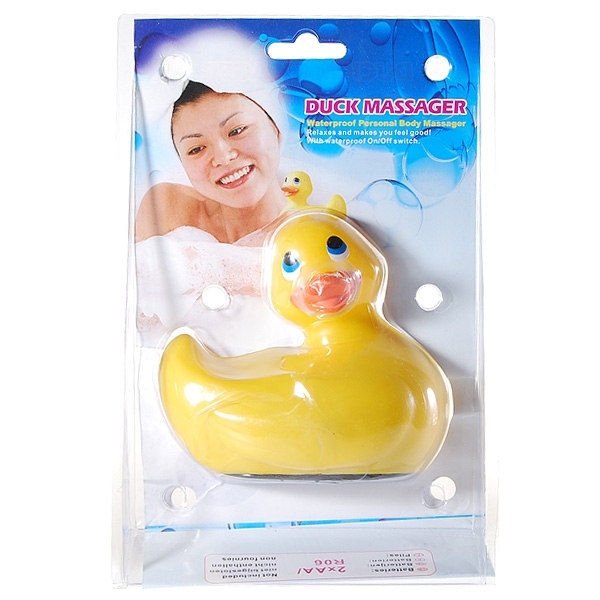 Cheap sale Water-proof Rubber Duck Bathtub Personal Body Massager - Pink (2*AA) online; Toys 