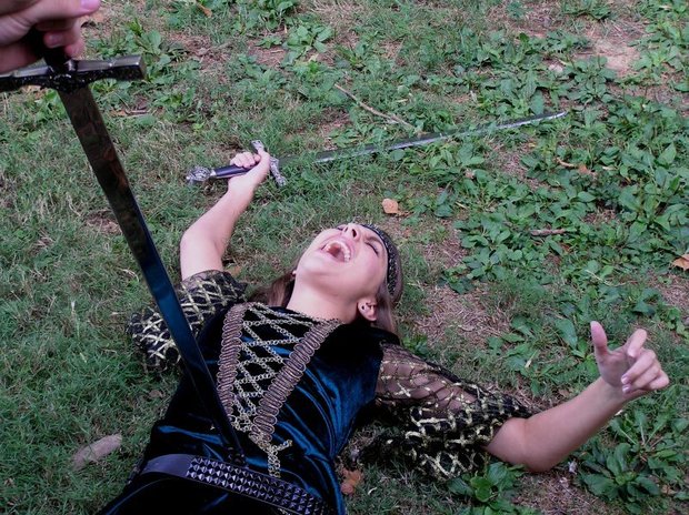 She looks like she is getting laid and having orgasm, but she is getting stabbed with a sword!; Amateur Emo Hot Non Nude 