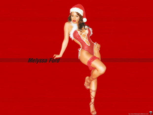 Melyssa Ford for X-Mas; Babe Ebony Non Nude Uniform 