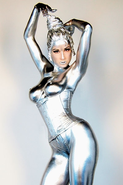 Silver Dita; Babe Latex 