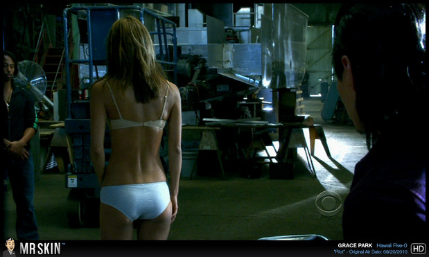 Grace Park in her undies; Celebrity 