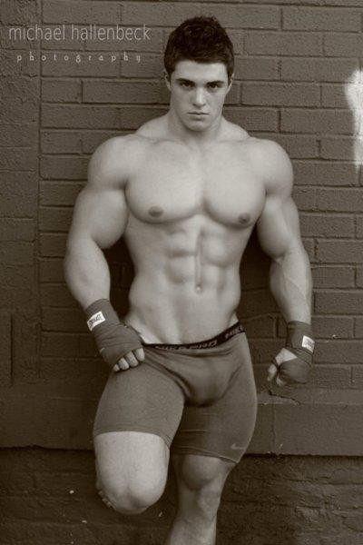 young bodybuilder; Men 