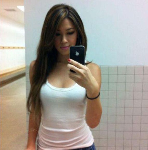 ...; Amateur Babe Brunette College Girlfriend Selfshot Teen 