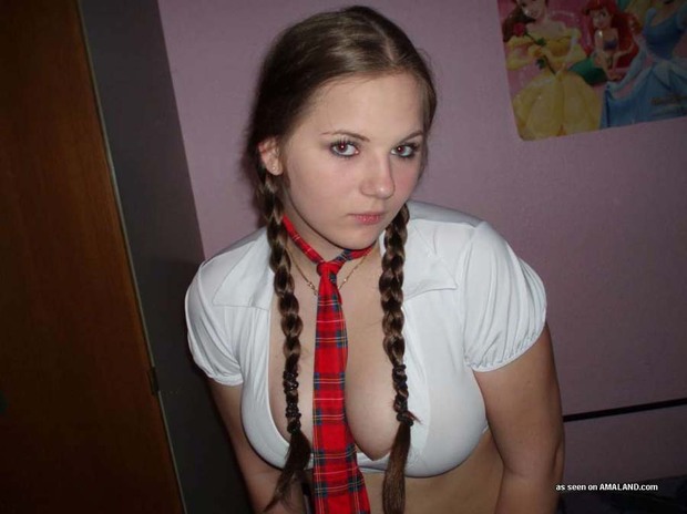 ...; Amateur Big Tits Cleavage Non Nude Teen Uniform 